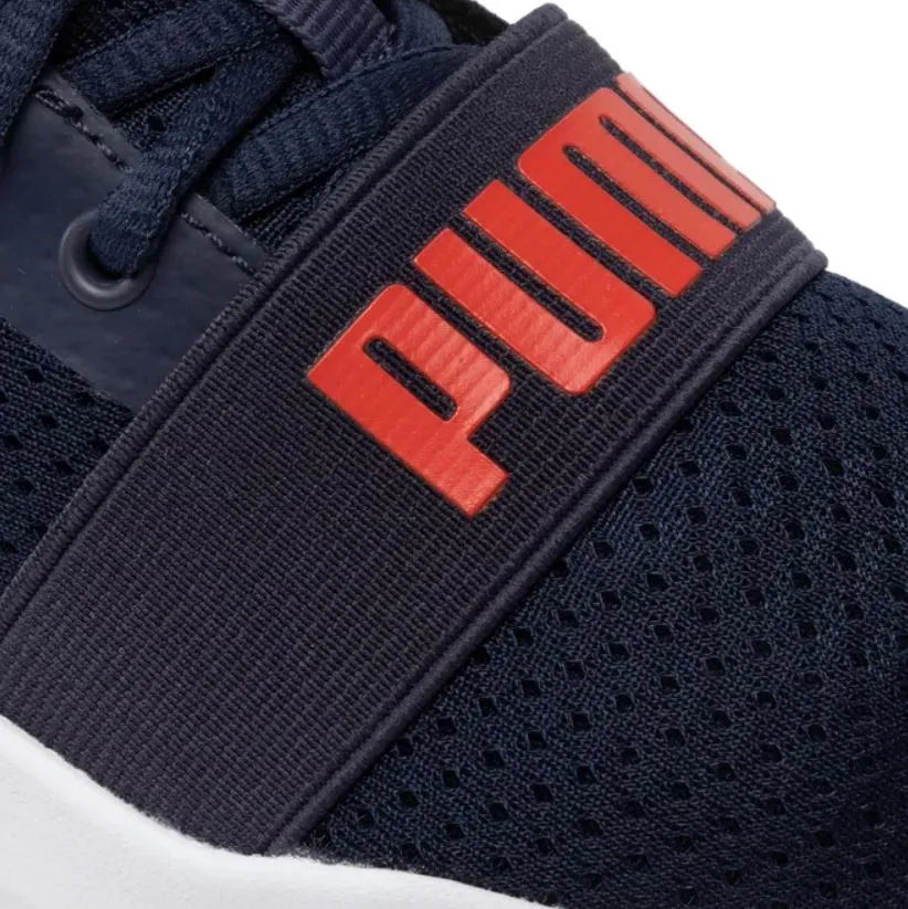 Børnesko Puma Jr Wired Textile Løbesko Marineblå