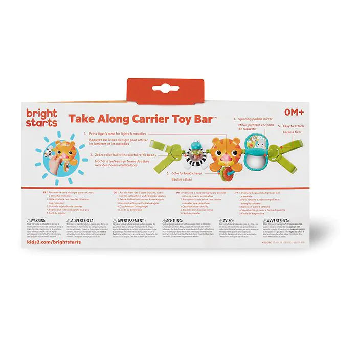 Bright Starts Take Along Carrier Toy Bar