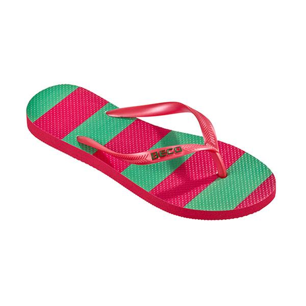 Beco Women's Flip-flops | Pink/green