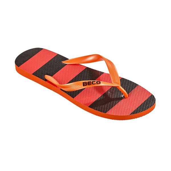 Beco Men's Flip-flops | Orange/black