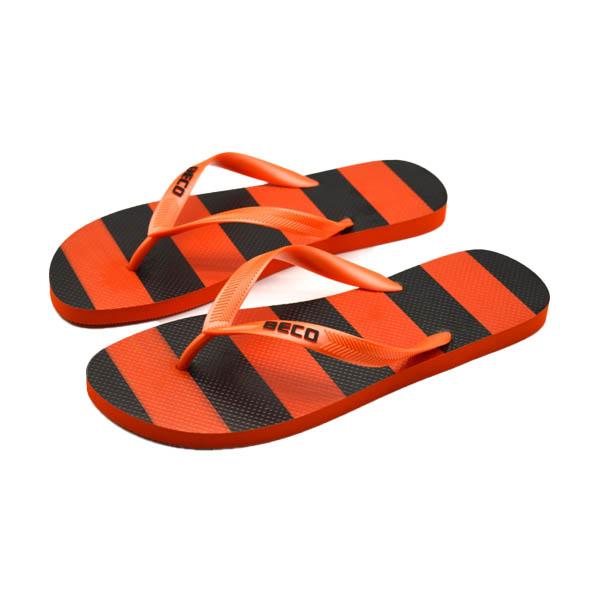 Beco Men's Flip-flops | Orange/black