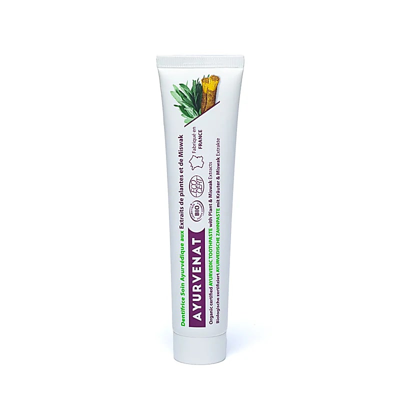 Ayurvenat Tandpasta Met Miswak Biologisch - 75 Ml