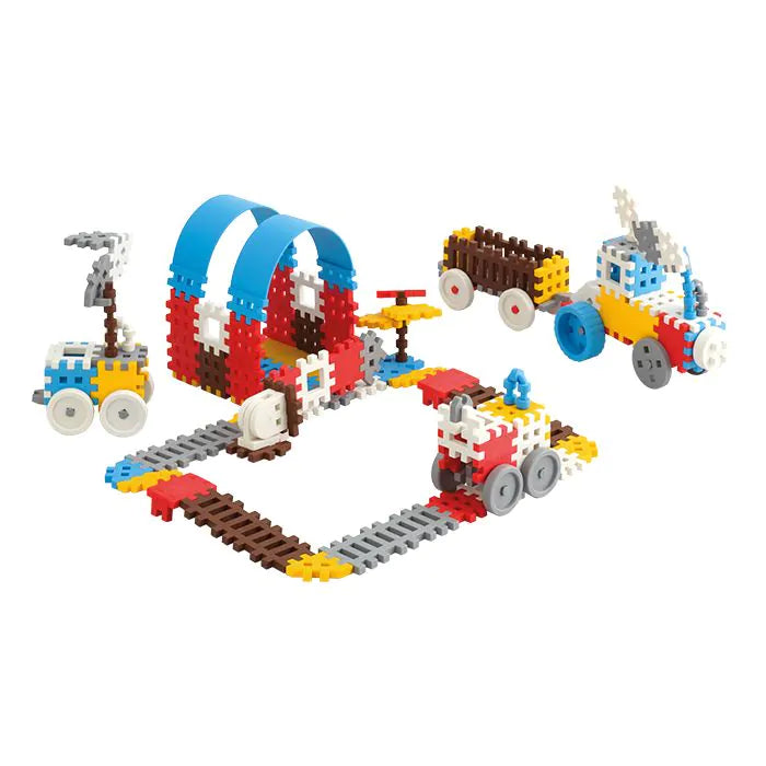 Мини вафла Marioinex - Конструктор 140 бр Син