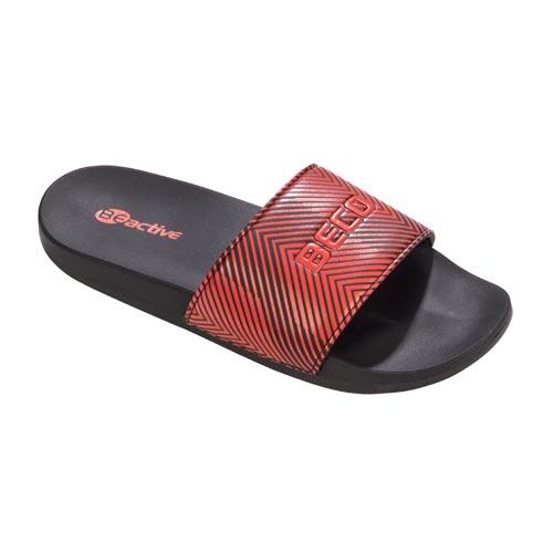 Beco Unisex Slides | Red/black
