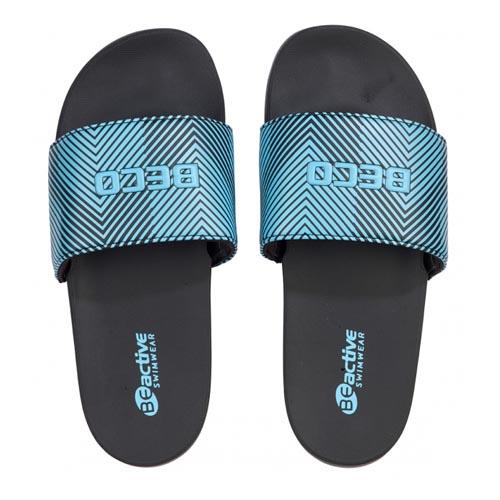Beco Unisex Slides | Blue/black