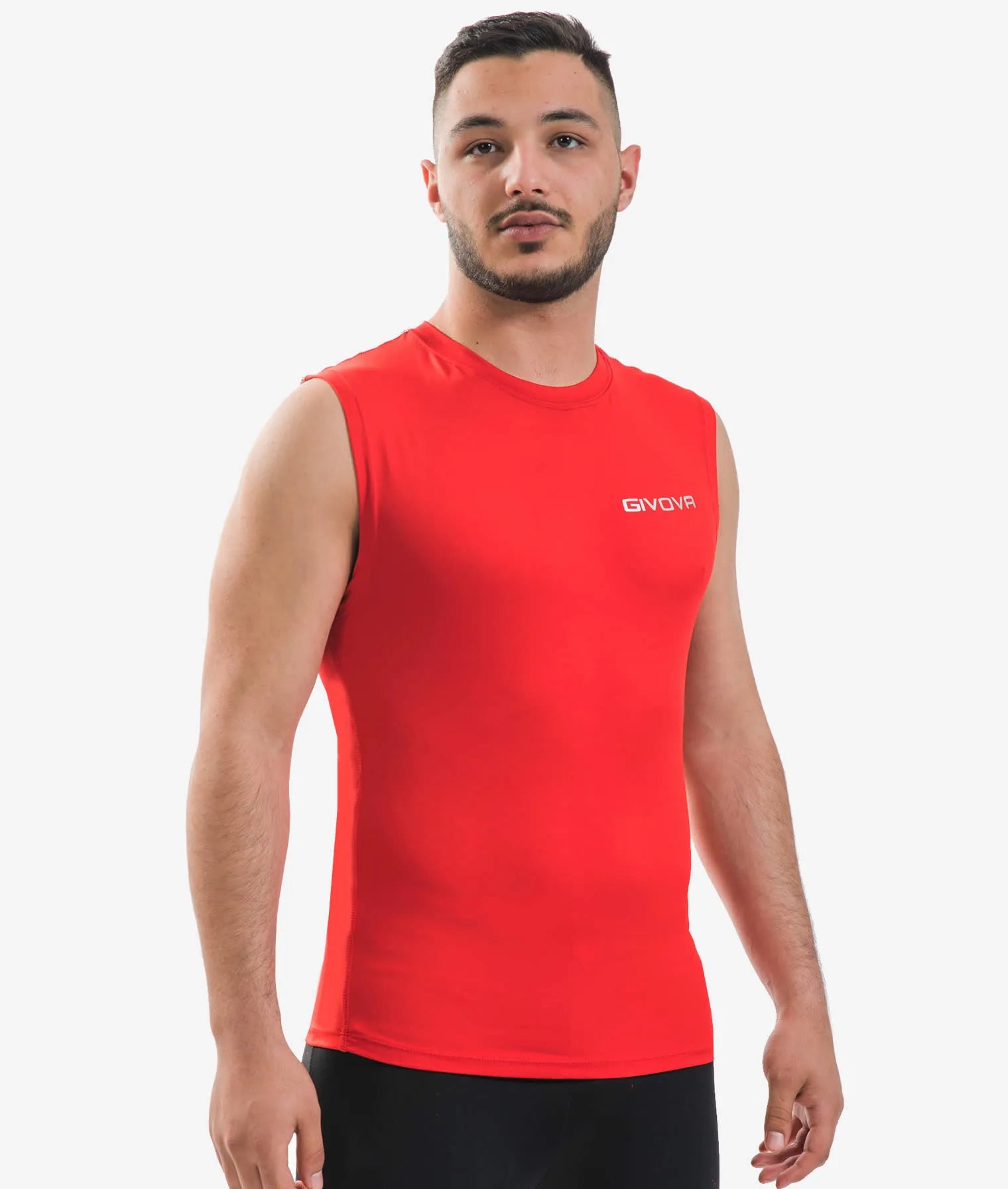 Elastische tanktop givova technisch corpus 1 rood m