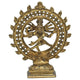 Shiva Nataraj Prás Fáinne Dúbailte Óir Daite - 436 G; 15 Cm