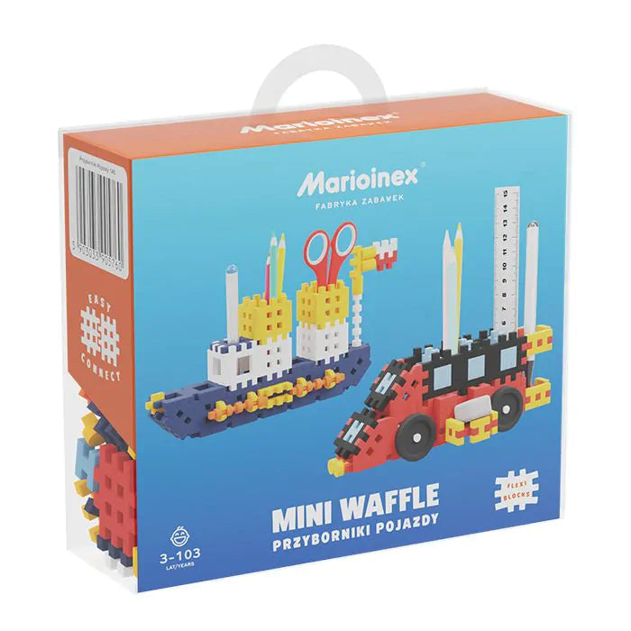 Marioinex Mini Waffle - Desk Organizer Vehicles