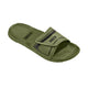 Beco Slides | Unisex | Velcro | Olive Green/black