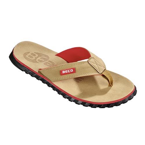 Beco Men's Flip-flops | Red/black