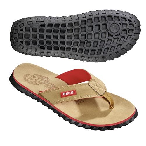Beco Men's Flip-flops | Red/black