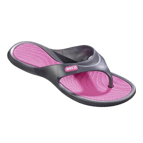 Beco Women's Flip-flops | Black/pink