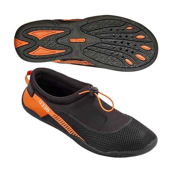 Beco Neoprene Water Shoes Beach | Black/orange