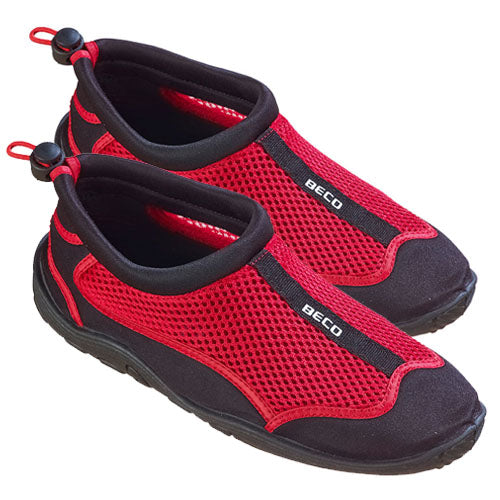 Beco Wasserschuhe Schwarz/Rot