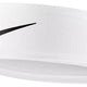 Nike Fury лента за глава 3.0 бяло-черно бяло