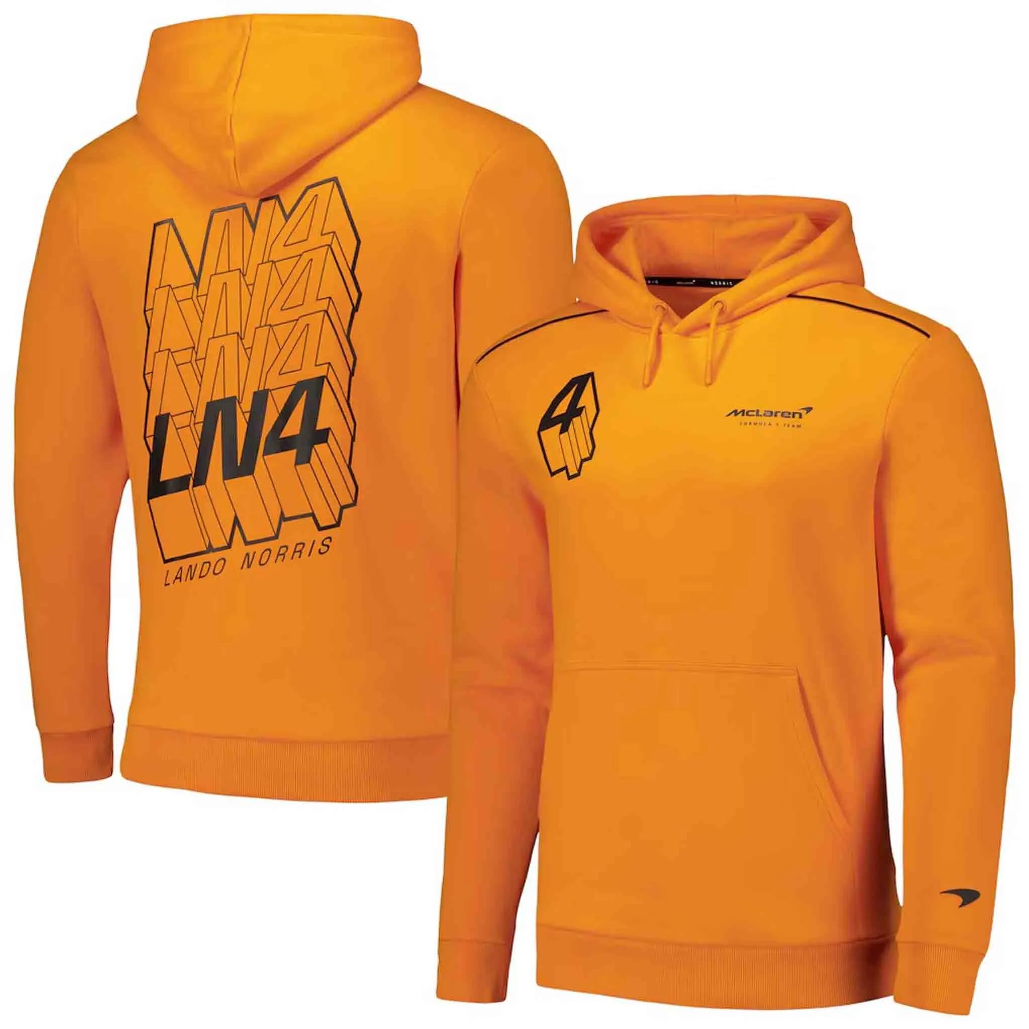 Hanoră Mclaren unisex Fw Ln Driver Orange Orange 2xl