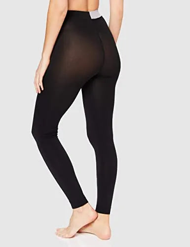 Calça legging feminina preta com logo Calvin Klein