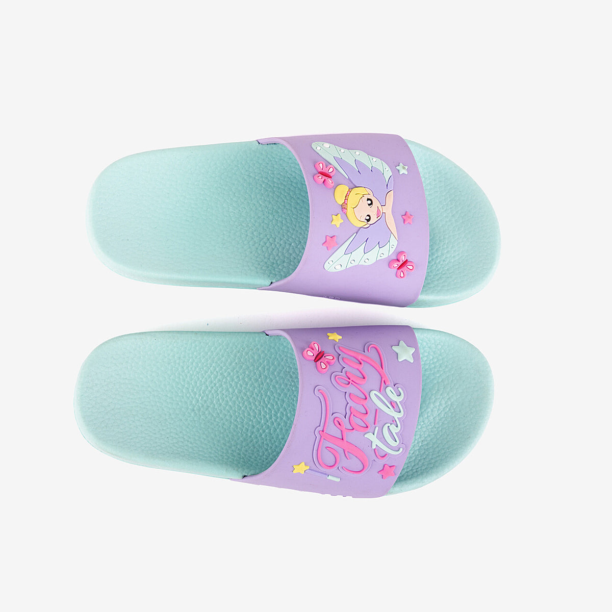 Kid’s Slides Coqui Ruki Children’s Slip-onslt. Mint/viola Fairy