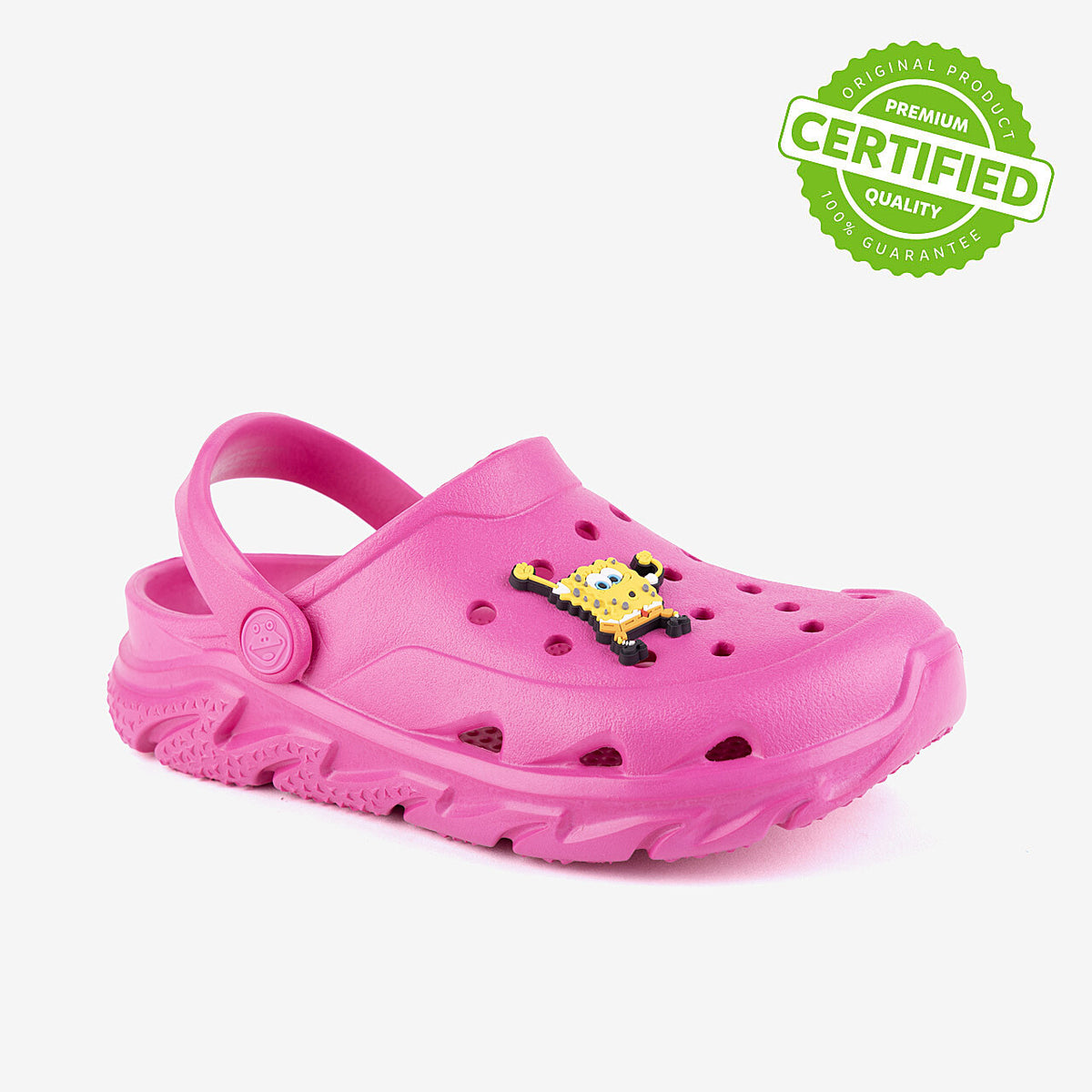 Kid’s Clogs Coqui Clogs Codyfuchsia Spongebob