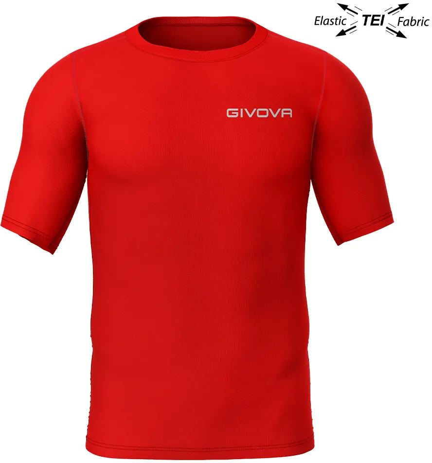 Men's Sports T-shirt Givova Corpus 2 Red 2xl