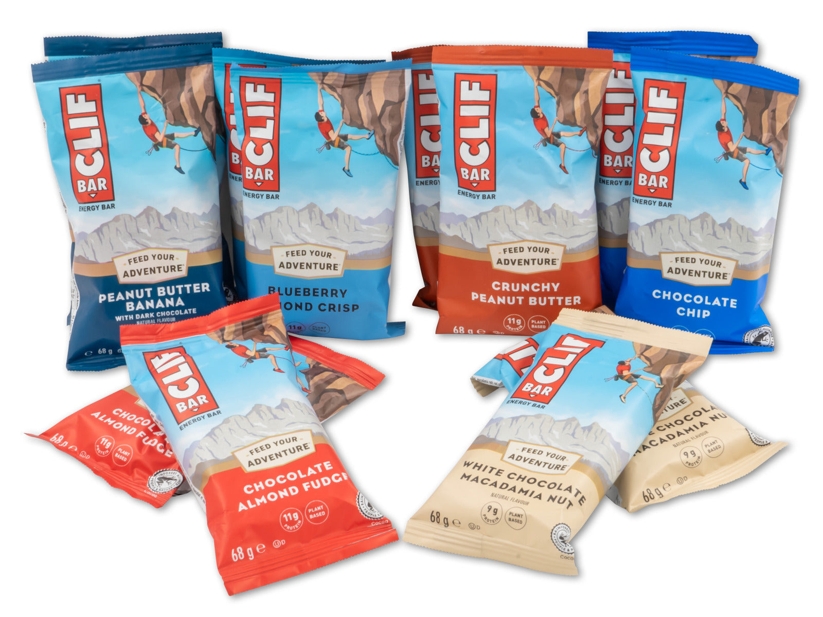 Clif Bar Energy Bar Mix Pack Schoko-mandel