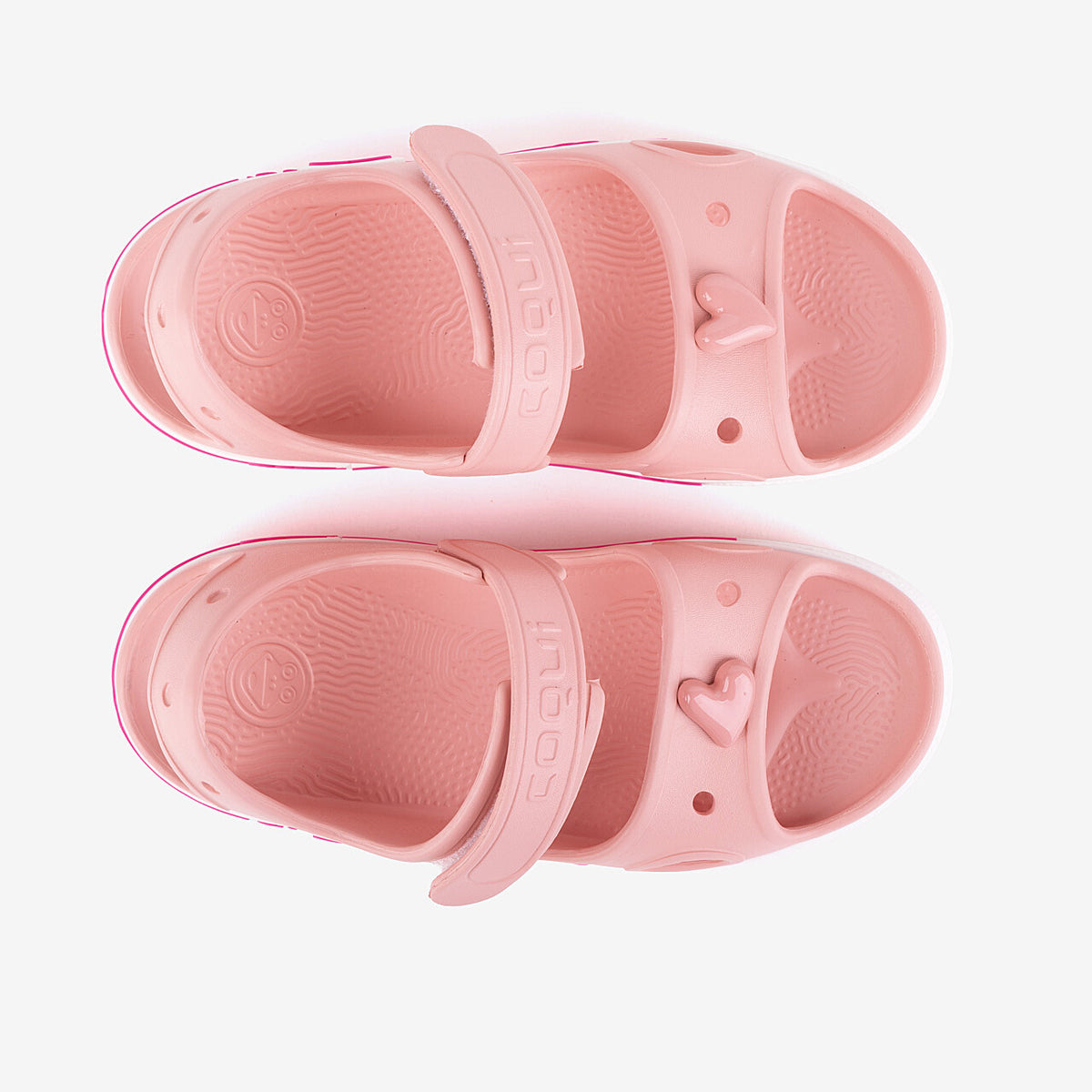 Gyerekszandál Coqui Yogi Sandalsbaby Pink + Amulett