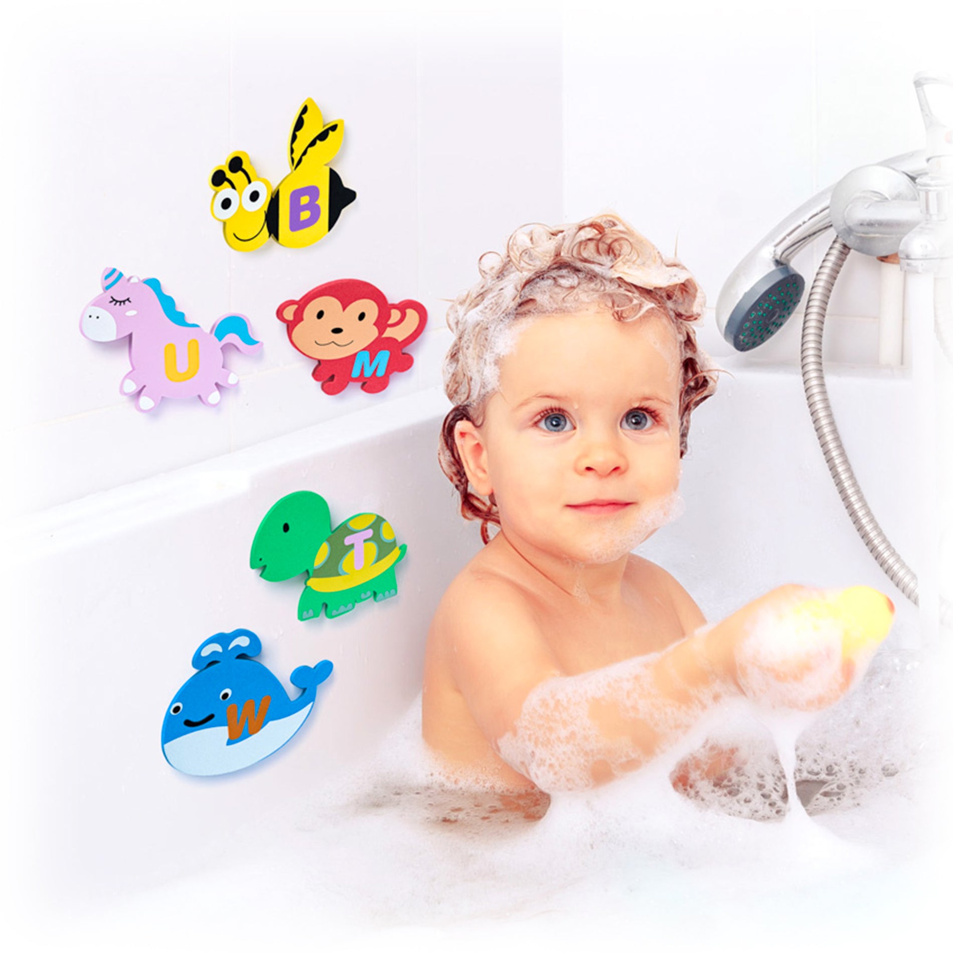 Foam Bath Toys Animals 26 Pcs