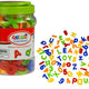 Magnetic Letters And Numbers In A Jar Alphabet Of 78 Elements