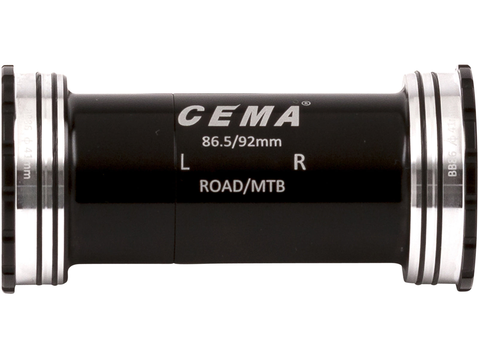 Cema Bottom Bracket Bb86 - Bb92 Interlock Black