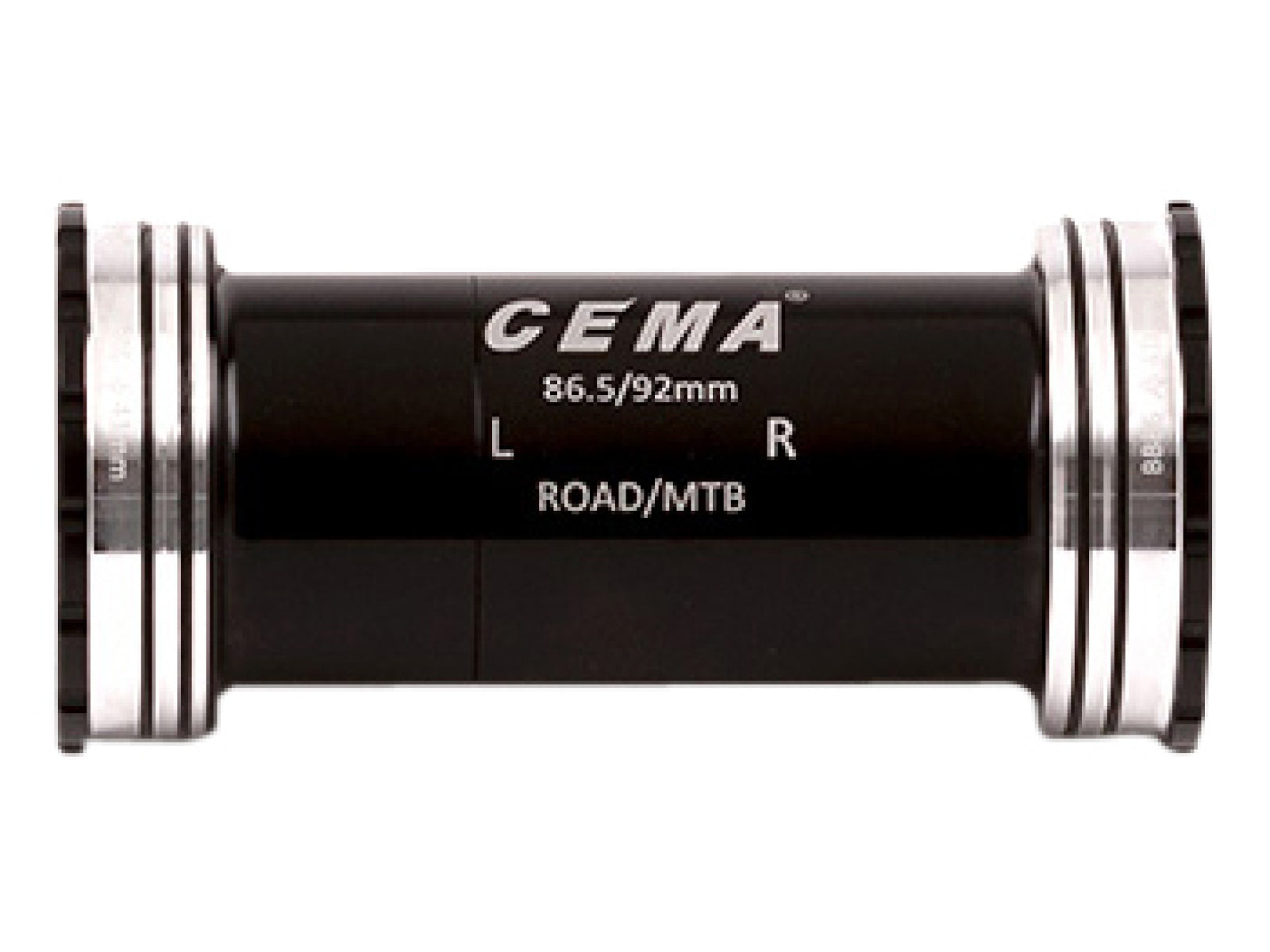 Cema Bottom Bracket Bb86 - Bb92 Interlock Black