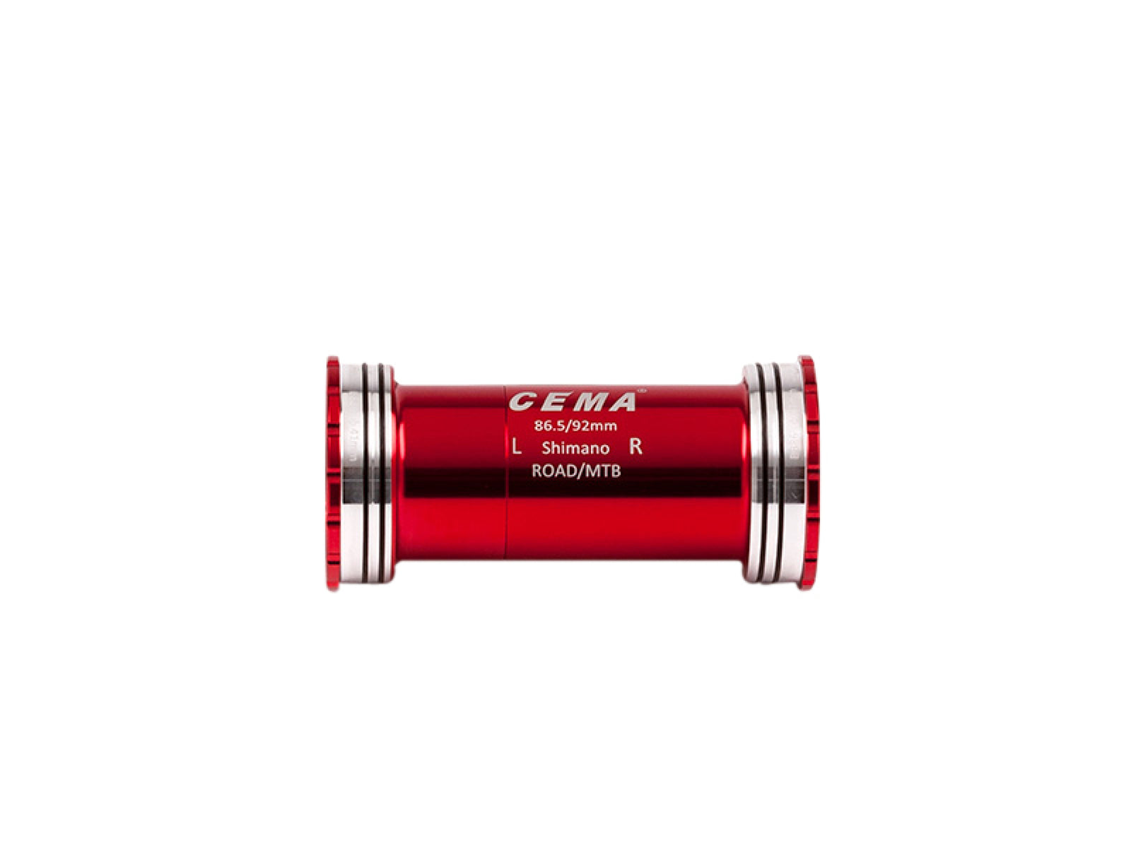 Cema Bottom Bracket Bb86 - Bb92 Interlock Red