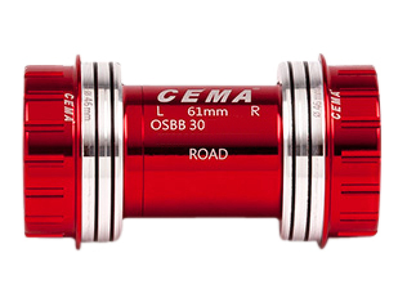 Cema Bottom Bracket Osbb Interlock Red
