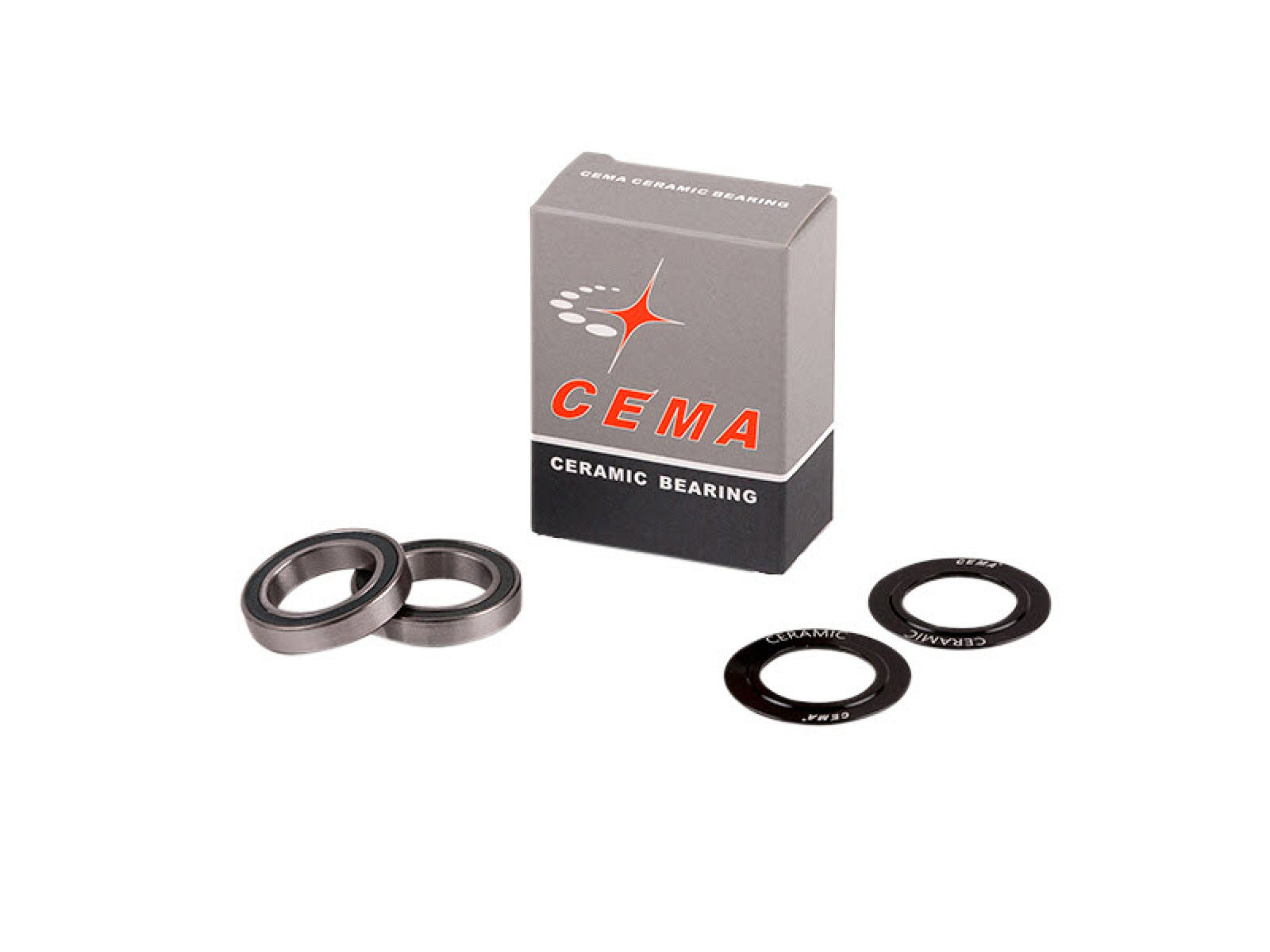 Cema Replacement Bearing Kit For Cema Bottom Brackets Black