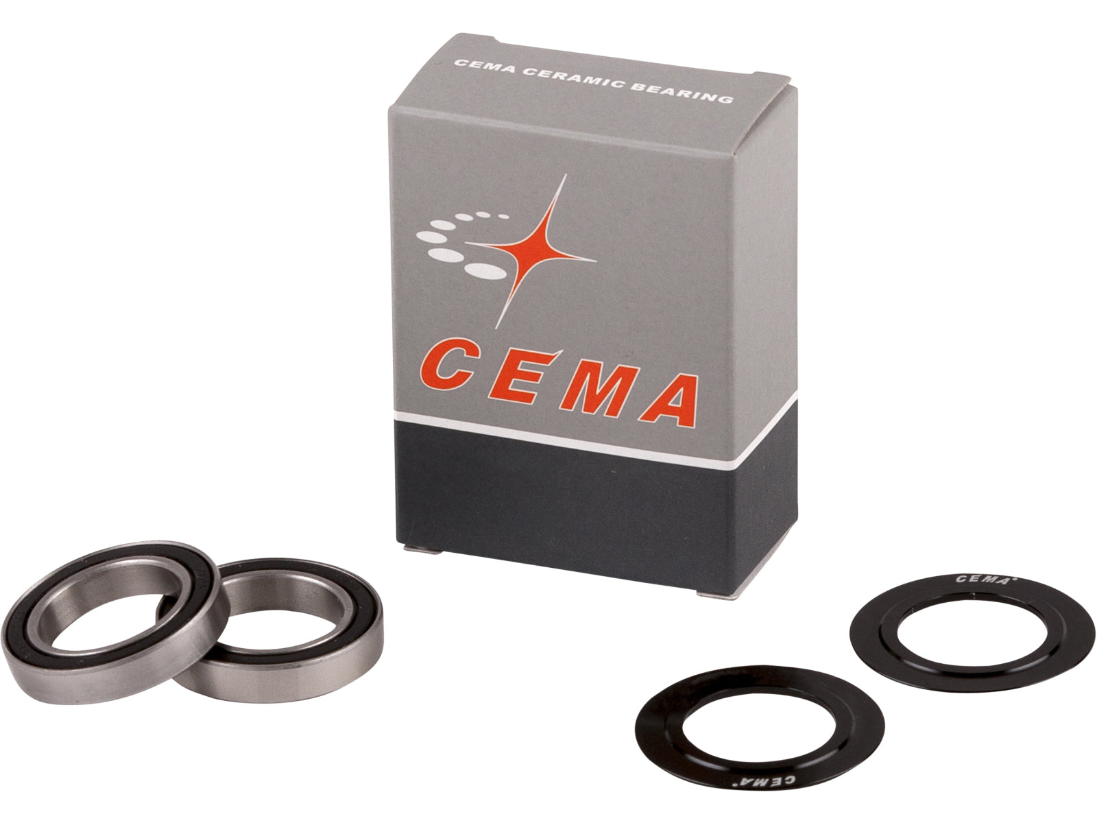 Cema Replacement Bearing Kit For Cema Bottom Brackets Black