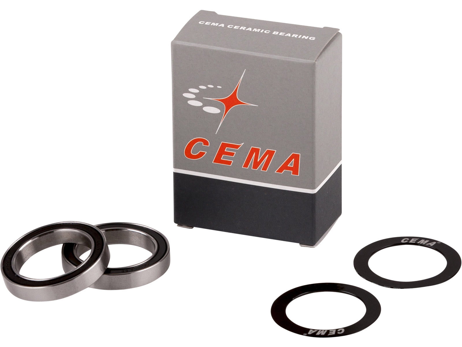 Cema Replacement Bearing Kit For Cema Bottom Brackets Black
