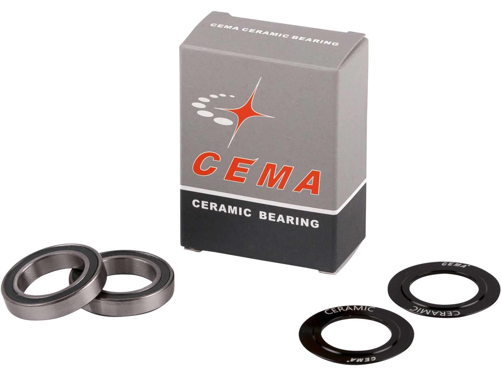 Cema Replacement Bearing Kit For Cema Bottom Brackets Black