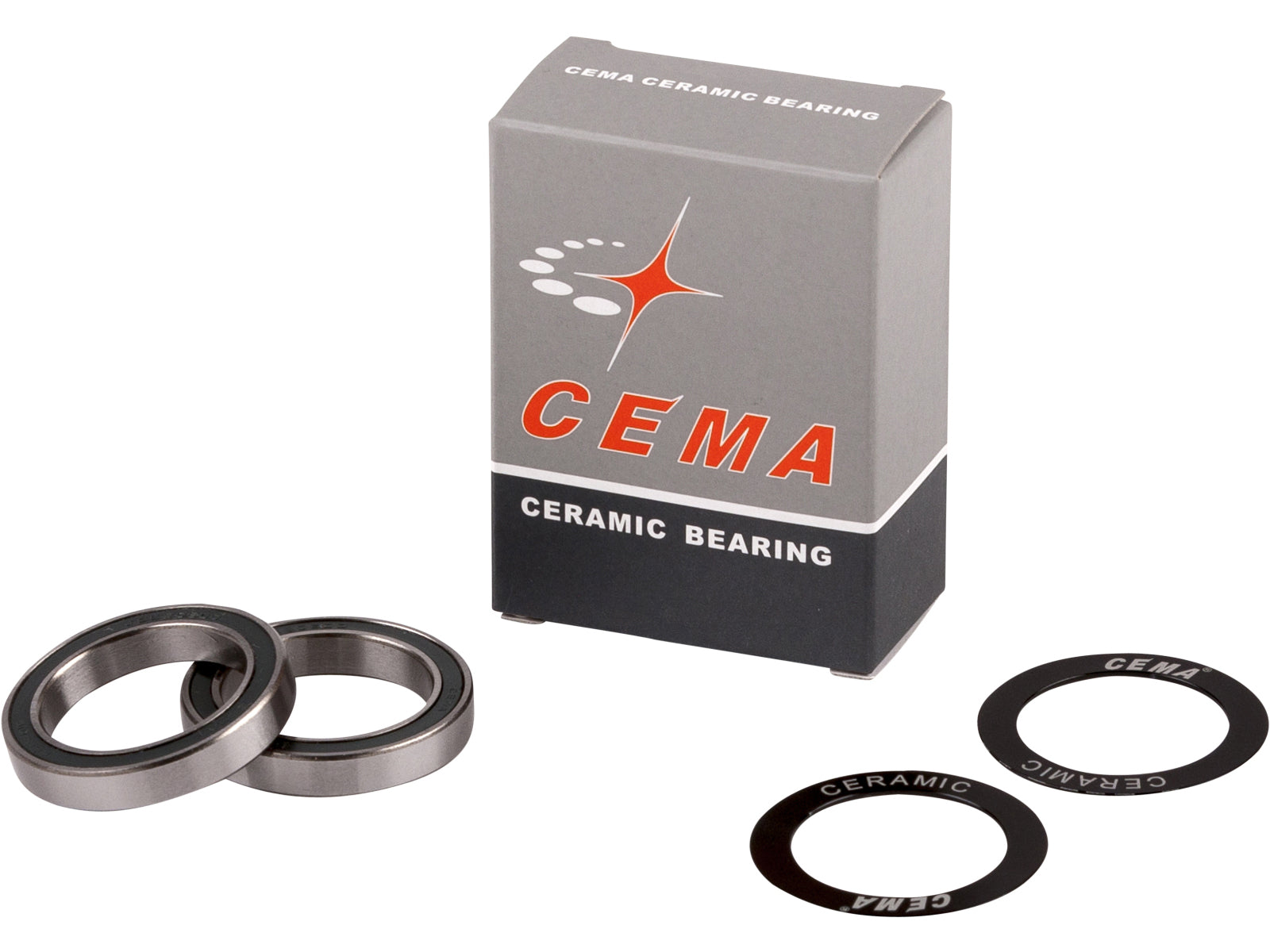 Cema Replacement Bearing Kit For Cema Bottom Brackets Black