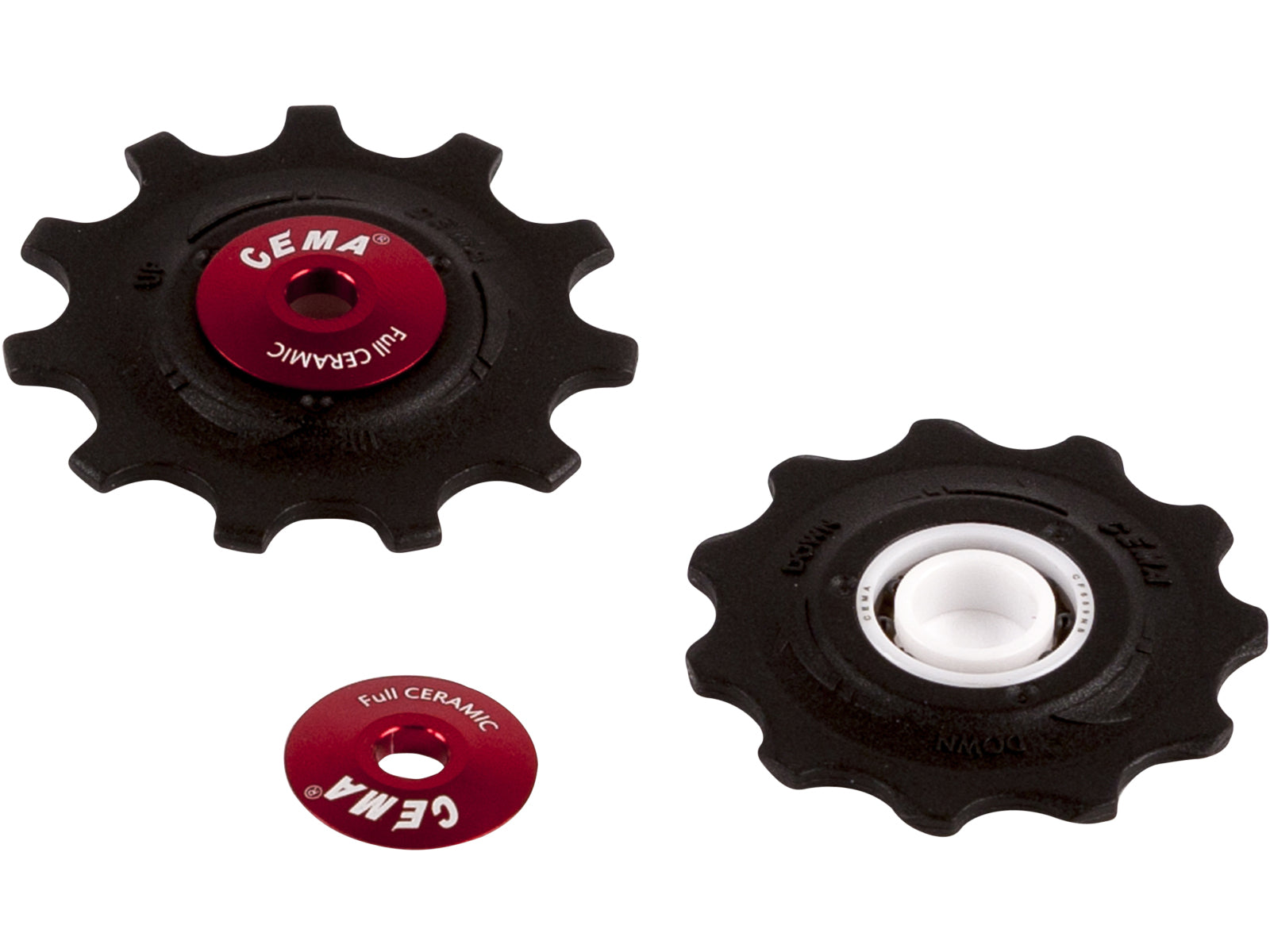 Cema Pulley Wheels 9/10/11-speed Sram/shimano Black