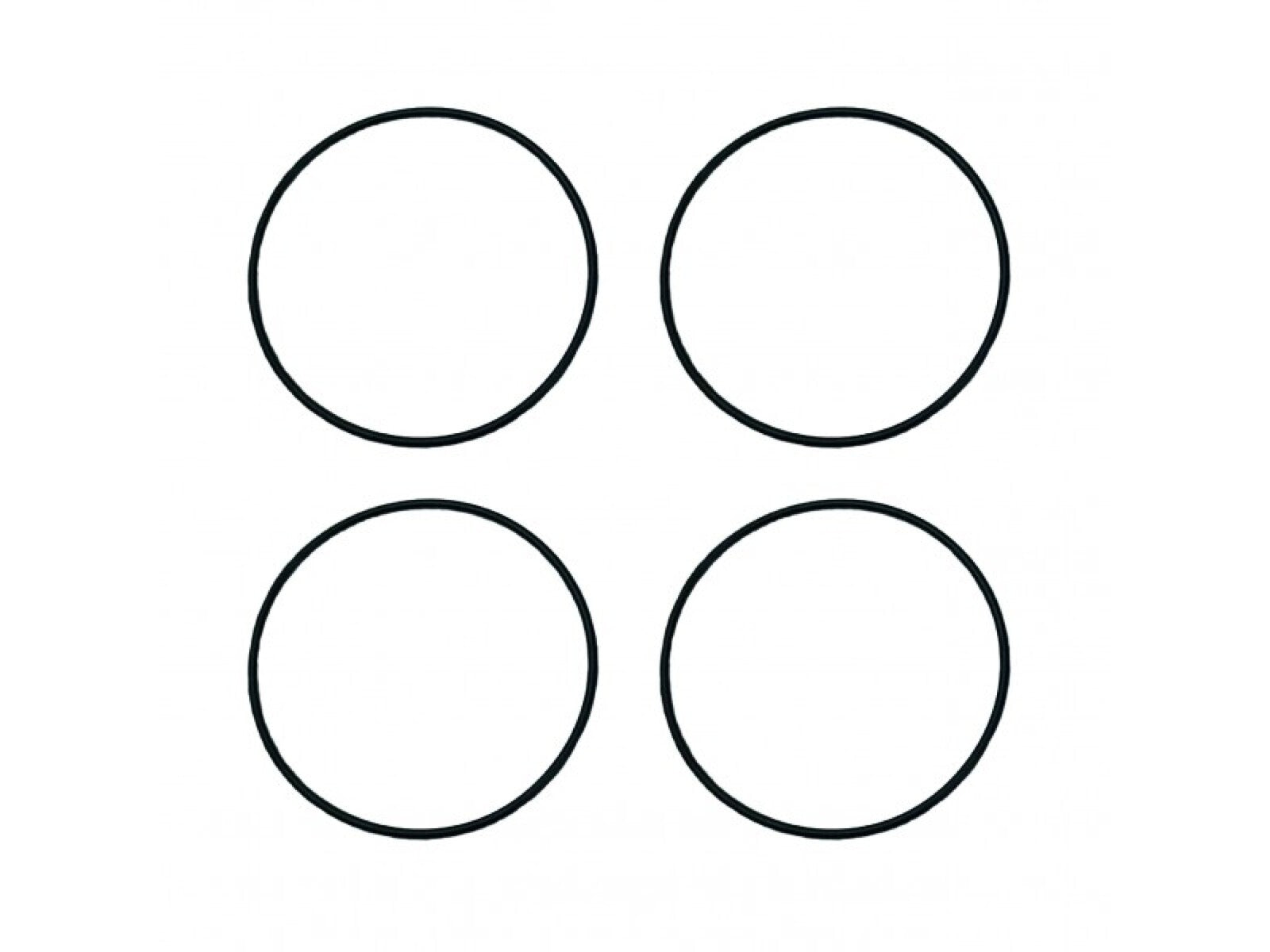 Cema O-ring Kit For Interlock Bottom Brackets Black