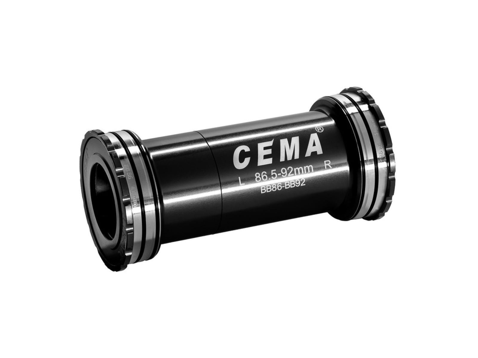 Cema Bottom Bracket Bb89 Interlock Black