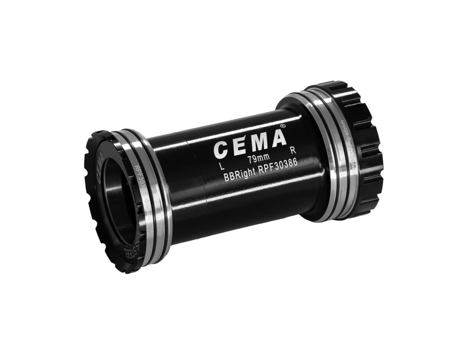 Cema Bottom Bracket Bbright46 Interlock Black