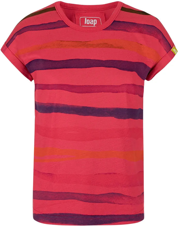 Lúb T-léine Leanaí Ajsi Red