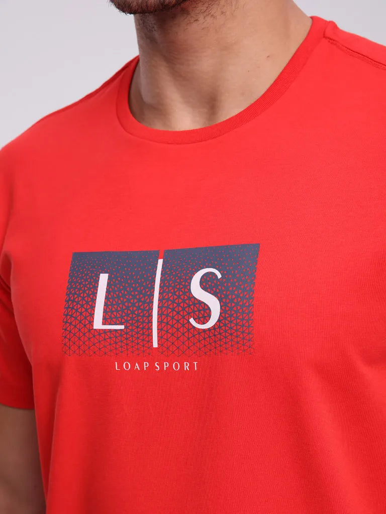 Lúb T-léine na bhFear Allyss Red 2xl