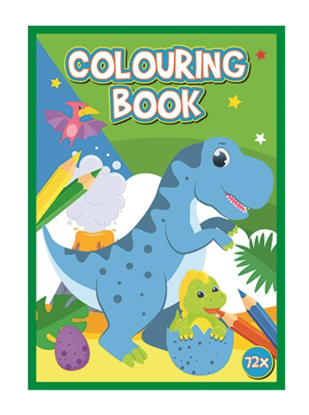 Coloring Book 72-page A4 Dinosaur