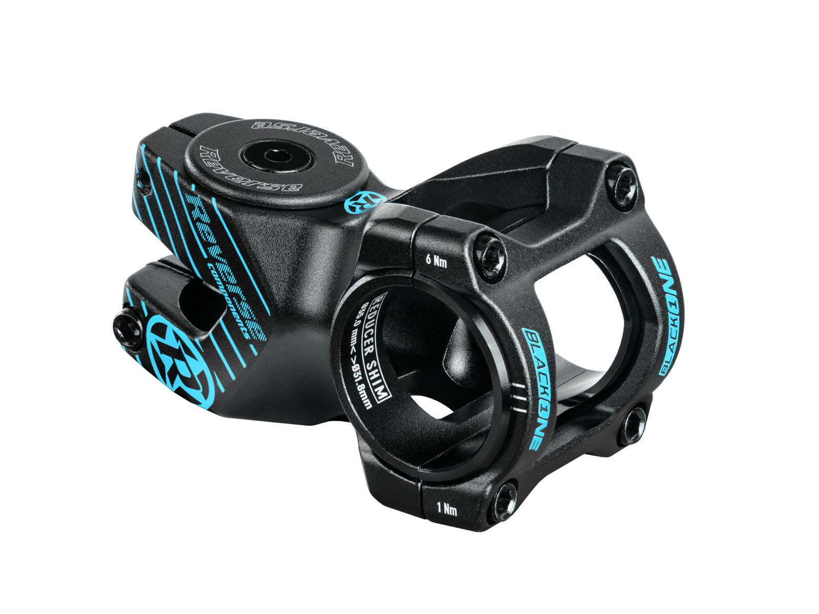 Reverse Stem Black-one D-2 50 Mm Black-sky Blue