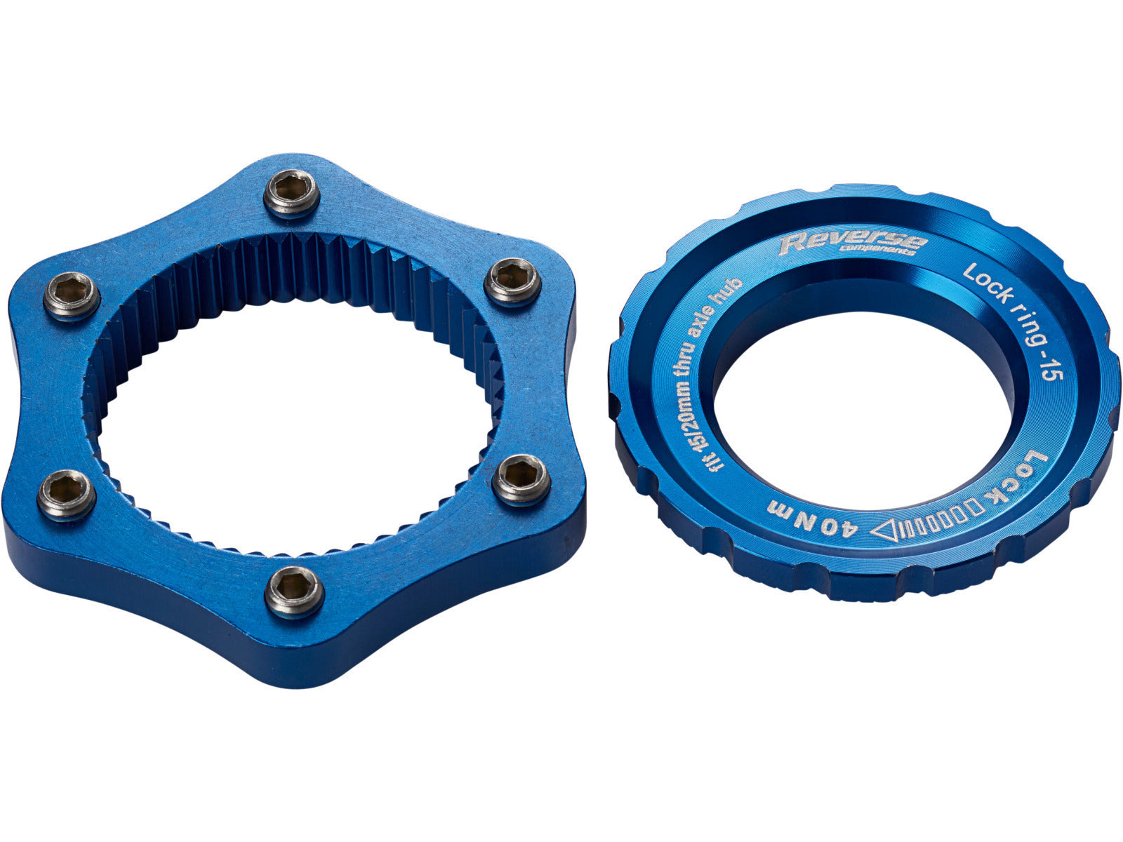 Reverse Centerlock Adapter Blue
