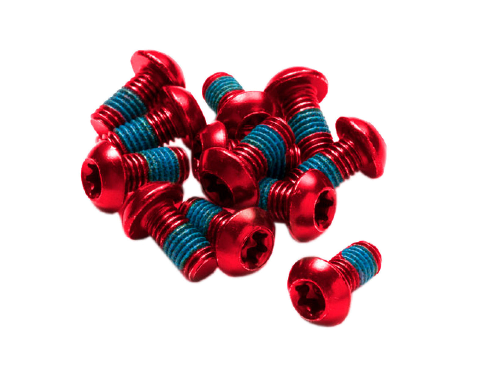 Reverse Disc Rotor Bolts Red
