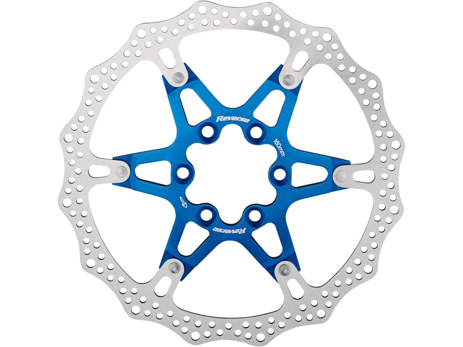 Reverse Brake Disc Aluminum/steel Silver-blue