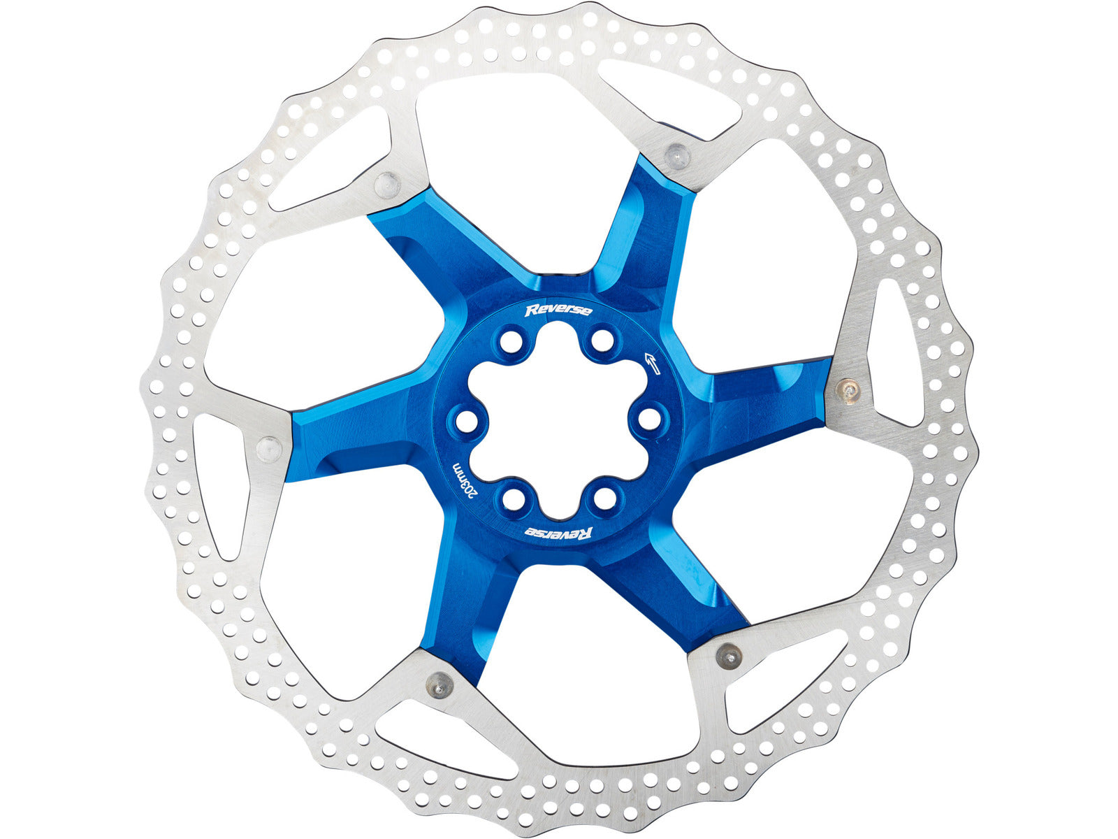 Reverse Brake Disc Aluminum/steel Silver-blue
