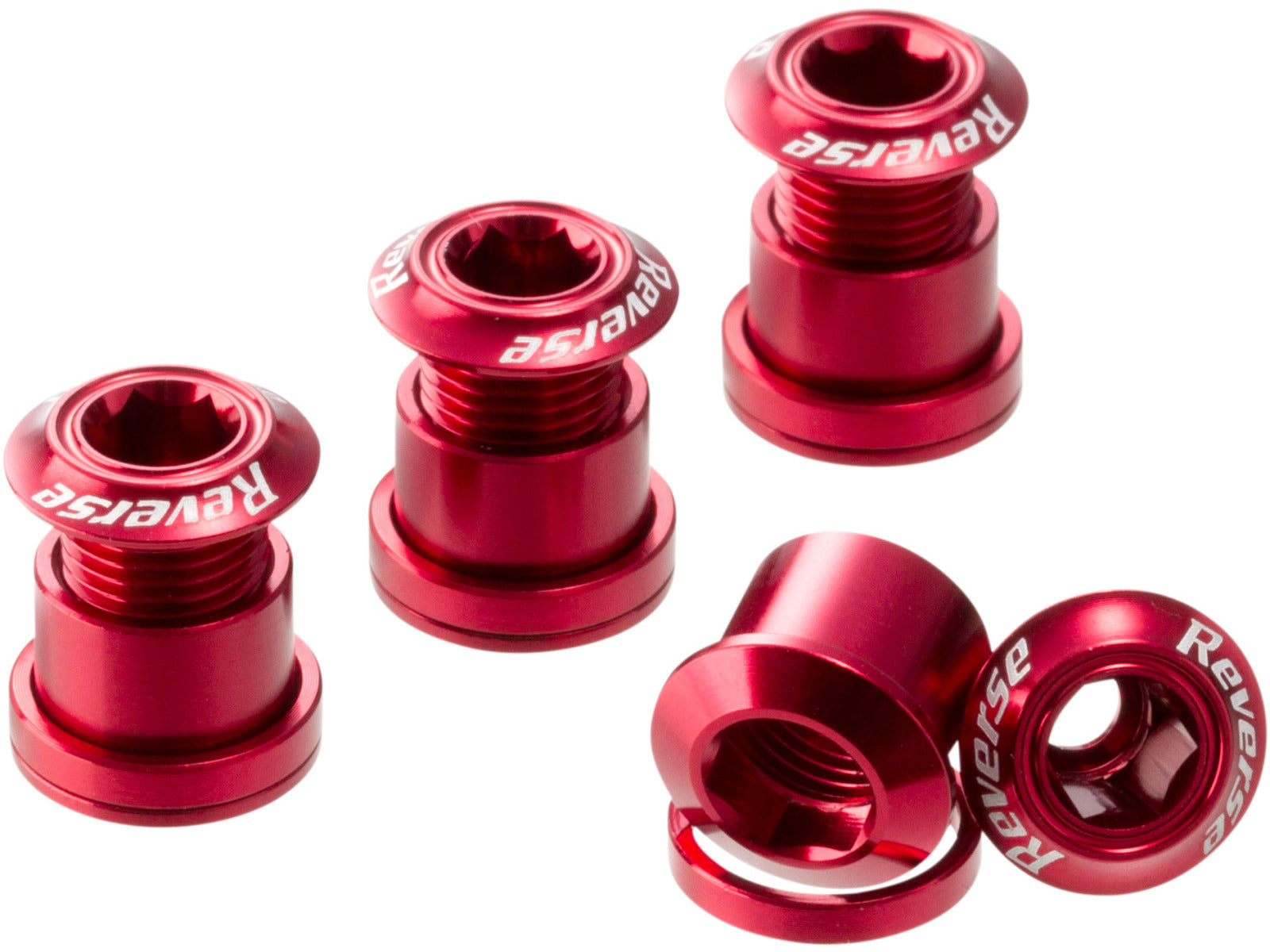 Reverse Chainring Bolt Red